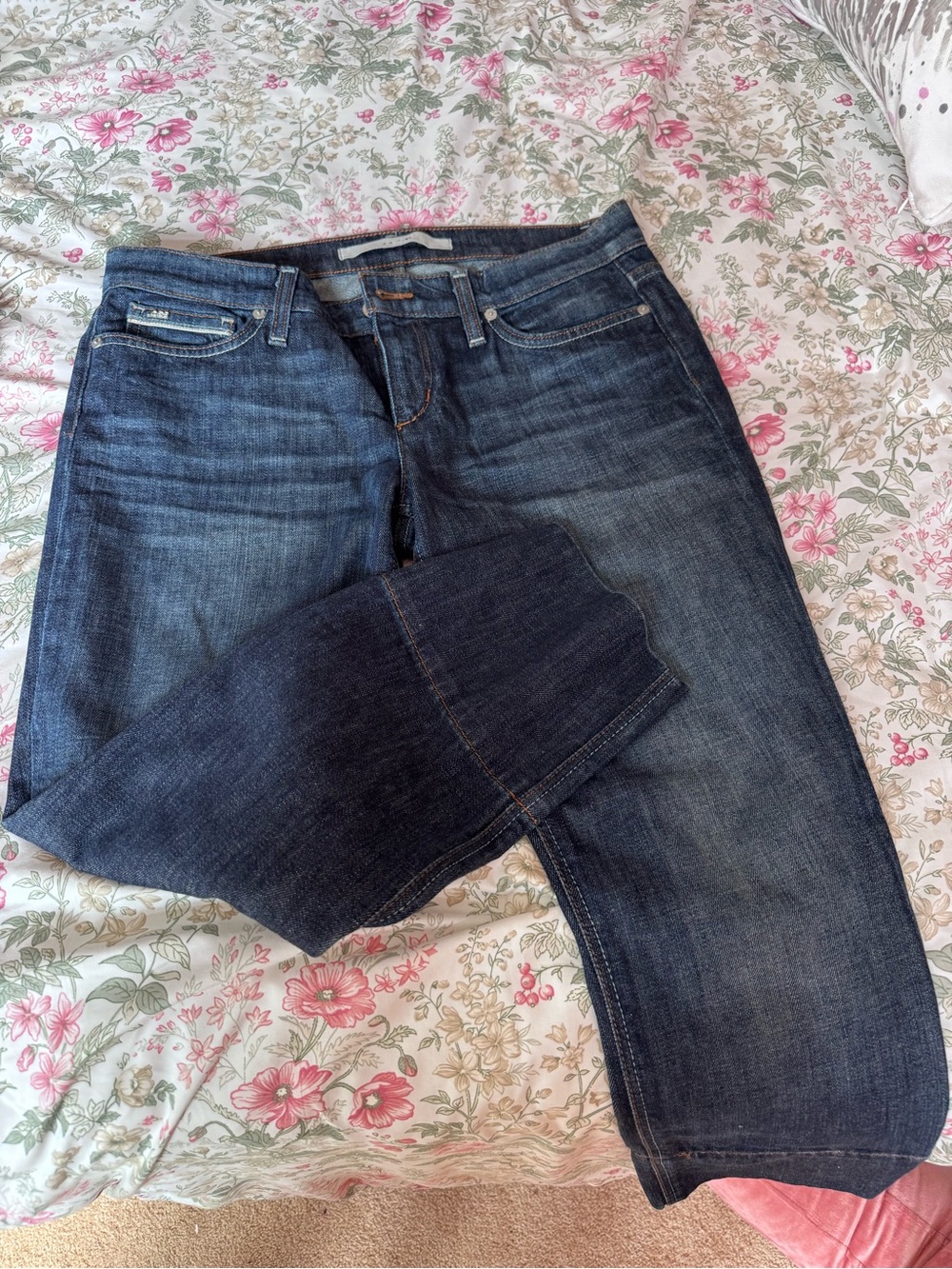 Cropped Dark Wash Joe’s Jeans